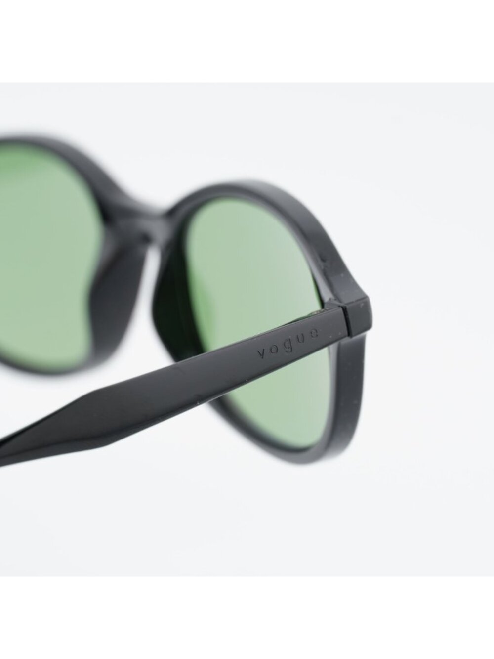 Vogue VO5625S W44/2 Sunglasses Black Oval Frame, Green Lenses - Picture 6 of 10